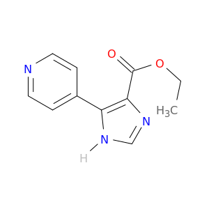 1H-Imidazole-4-carboxylic acid, 5-(4-pyridinyl)-, ethyl ester