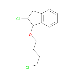 1H-Indene, 2-chloro-1-(4-chlorobutoxy)-2,3-dihydro-