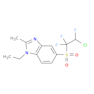 1H-Benzimidazole,5-[(2-chloro-1,1,2-trifluoroethyl)sulfonyl]-1-ethyl-2-methyl-