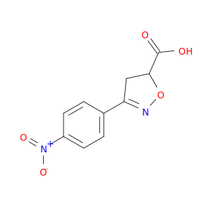 5-Isoxazolecarboxylic acid, 4,5-dihydro-3-(4-nitrophenyl)-