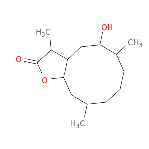 Cyclodeca[b]furan-2(3H)-one, decahydro-5-hydroxy-3,6,10-trimethyl-