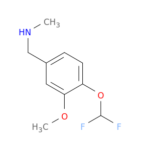{[4-(difluoromethoxy)-3-methoxyphenyl]methyl}(methyl)amine