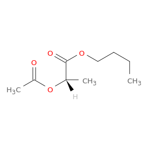 Propanoic acid, 2-(acetyloxy)-, butyl ester, (S)-