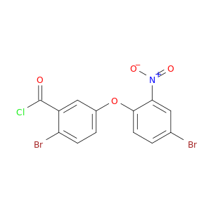 Benzoyl chloride, 2-bromo-5-(4-bromo-2-nitrophenoxy)-