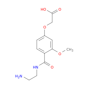 Acetic acid, 2-[4-[[(2-aminoethyl)amino]carbonyl]-3-methoxyphenoxy]-