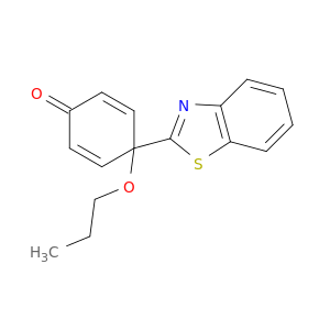 2,5-Cyclohexadien-1-one, 4-(2-benzothiazolyl)-4-propoxy-