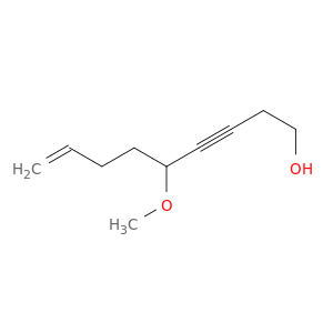 8-Nonen-3-yn-1-ol, 5-methoxy-