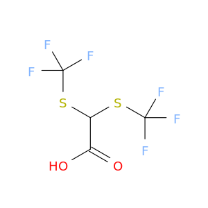 Acetic acid, bis[(trifluoromethyl)thio]-