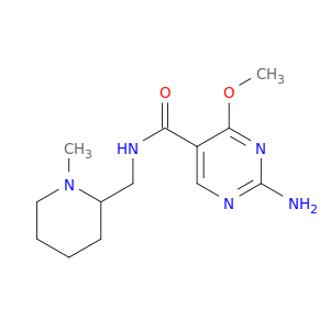 5-Pyrimidinecarboxamide,2-amino-4-methoxy-N-[(1-methyl-2-piperidinyl)methyl]-