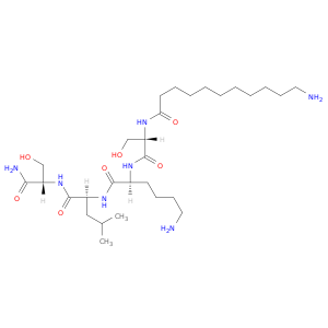 L-Serinamide, N-(11-amino-1-oxoundecyl)-L-seryl-L-lysyl-L-leucyl-