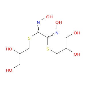 Ethanediimidothioic acid, dihydroxy-, bis(2,3-dihydroxypropyl) ester
