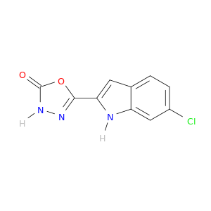 1,3,4-Oxadiazol-2(3H)-one, 5-(6-chloro-1H-indol-2-yl)-