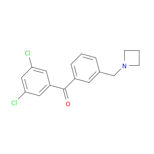 3'-AZETIDIN-1-YLMETHYL-3,5-DICHLOROBENZOPHENONE