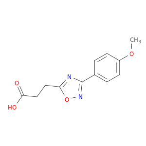 3-[3-(4-甲氧苯基)-1,2,4-恶二唑-5-基]丙酸