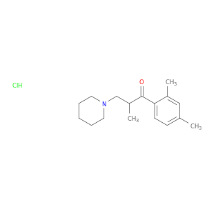 1-Propanone,1-(2,4-dimethylphenyl)-2-methyl-3-(1-piperidinyl)-, hydrochloride (1:1)
