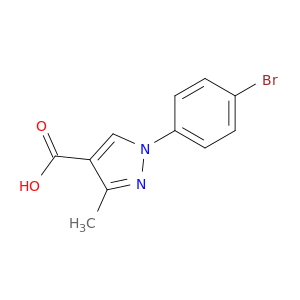 1H-吡唑-4-羧酸,1-(4-溴苯基)-3-甲基-