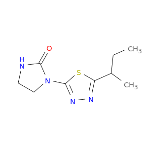 2-Imidazolidinone, 1-[5-(1-methylpropyl)-1,3,4-thiadiazol-2-yl]-