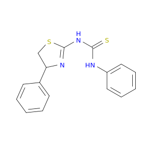 Thiourea, N-(4,5-dihydro-4-phenyl-2-thiazolyl)-N'-phenyl-