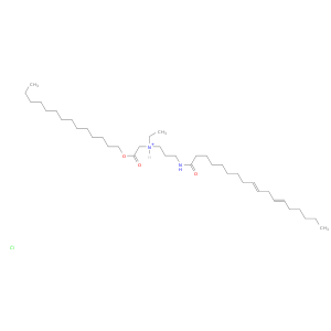 1-丙氨酸,N,N-二甲基-3-[(1-氧代-9,12-十八二碳基)氨基]-N-[2-氧代-2-(四氧氧基)乙基]-,氯化物,(Z,Z)-