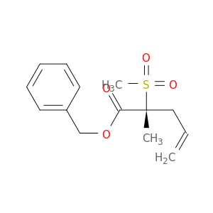 (R)-2-甲基-2-(甲基磺酰基)戊-4-烯酸苄酯