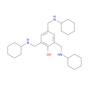 2,4,6-tris[(cyclohexylamino)methyl]phenol