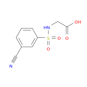 2-(3-氰基苯磺酰氨基)乙酸