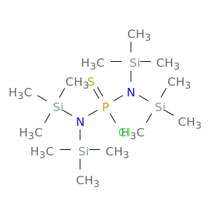 Phosphorodiamidothioic chloride, tetrakis(trimethylsilyl)-