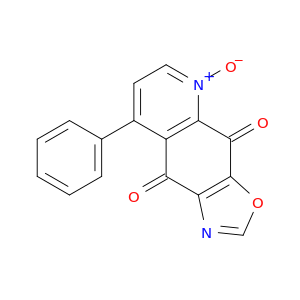 Oxazolo[4,5-g]quinoline-4,9-dione, 8-phenyl-, 5-oxide