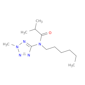 Propanamide, N-hexyl-2-methyl-N-(2-methyl-2H-tetrazol-5-yl)-
