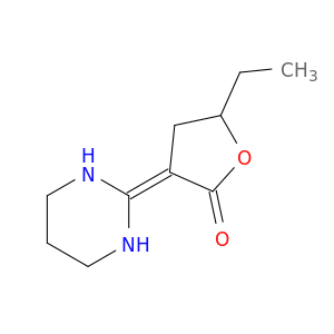 2(3H)-Furanone, 5-ethyldihydro-3-(tetrahydro-2(1H)-pyrimidinylidene)-