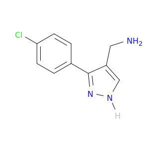 [3-(4-氯苯基)-2H-吡唑-4-基]甲胺