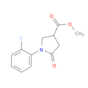 Methyl 1-(2-fluorophenyl)-5-oxopyrrolidine-3-carboxylate