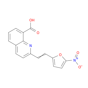 8-Quinolinecarboxylicacid, 2-[2-(5-nitro-2-furanyl)ethenyl]-