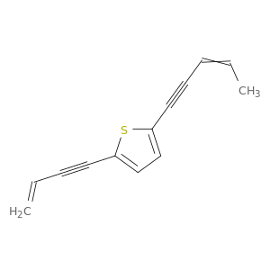 Thiophene, 2-(3-buten-1-ynyl)-5-(3-penten-1-ynyl)-