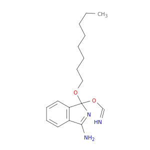 1H-Isoindol-3-amine, 1-iminomethoxy(octyloxy)-