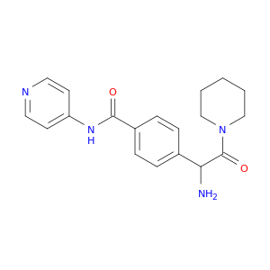 Benzamide, 4-[1-amino-2-oxo-2-(1-piperidinyl)ethyl]-N-4-pyridinyl-