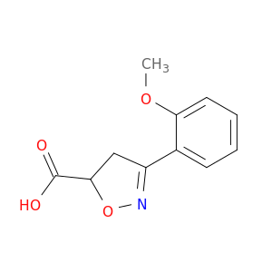 3-(2-Methoxyphenyl)-4,5-dihydroisoxazole-5-carboxylic acid