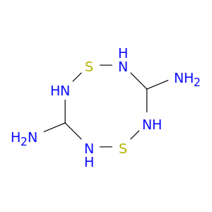 2H,6H-1,5,2,4,6,8-Dithiatetrazocine-3,7-diamine, tetrahydro-
