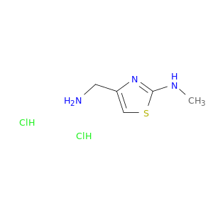 4-(aminomethyl)-N-methyl-1,3-thiazol-2-amine dihydrochloride