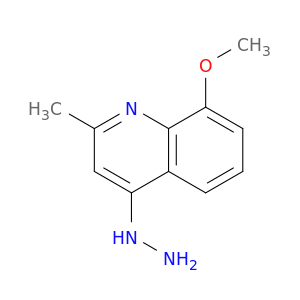 Quinoline, 4-hydrazino-8-methoxy-2-methyl-