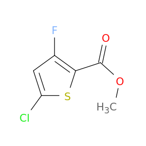 2-Thiophenecarboxylic acid, 5-chloro-3-fluoro-, methyl ester