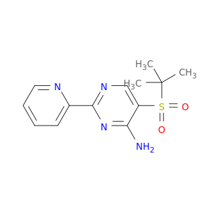 5-叔丁基磺酰基-2-(2-吡啶)嘧啶-4-胺
