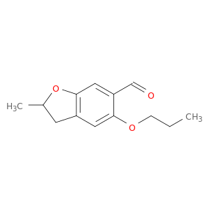 2-methyl-5-propoxy-2,3-dihydro-1-benzofuran-6-carbaldehyde