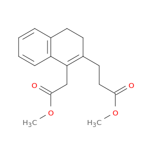 methyl 3-[1-(2-methoxy-2-oxoethyl)-3,4-dihydronaphthalen-2-yl]propanoate