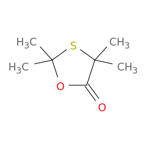 1,3-Oxathiolan-5-one, 2,2,4,4-tetramethyl-