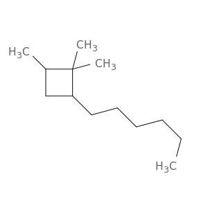 Cyclobutane,2-hexyl-1,1,4-trimethyl-, cis- (9CI)