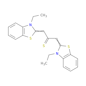 2-Propanethione, 1,3-bis(3-ethyl-2(3H)-benzothiazolylidene)-