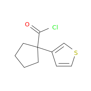 Cyclopentanecarbonylchloride, 1-(3-thienyl)-