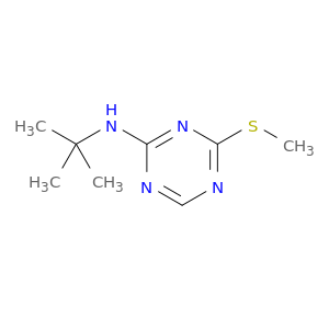1,3,5-Triazin-2-amine, N-(1,1-dimethylethyl)-4-(methylthio)-