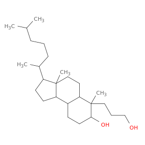6-(3-hydroxypropyl)-3a,6-dimethyl-3-(6-methylheptan-2-yl)dodecahydro-1h-cyclopenta[a]naphthalen-7-ol